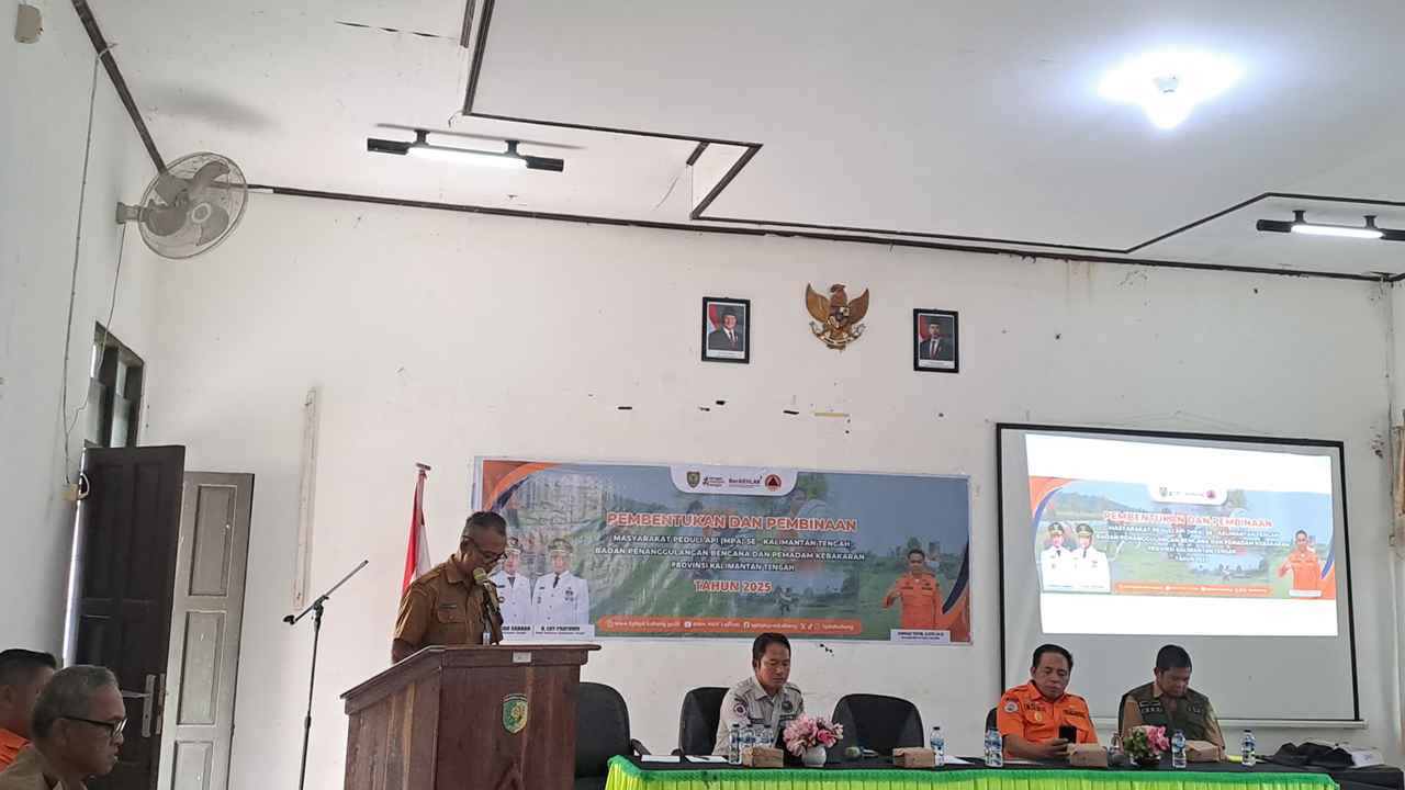 BPBD Prov. Kalteng Gelar Pembinaan Masyarakat Peduli Api Se-Kalimantan Tengah