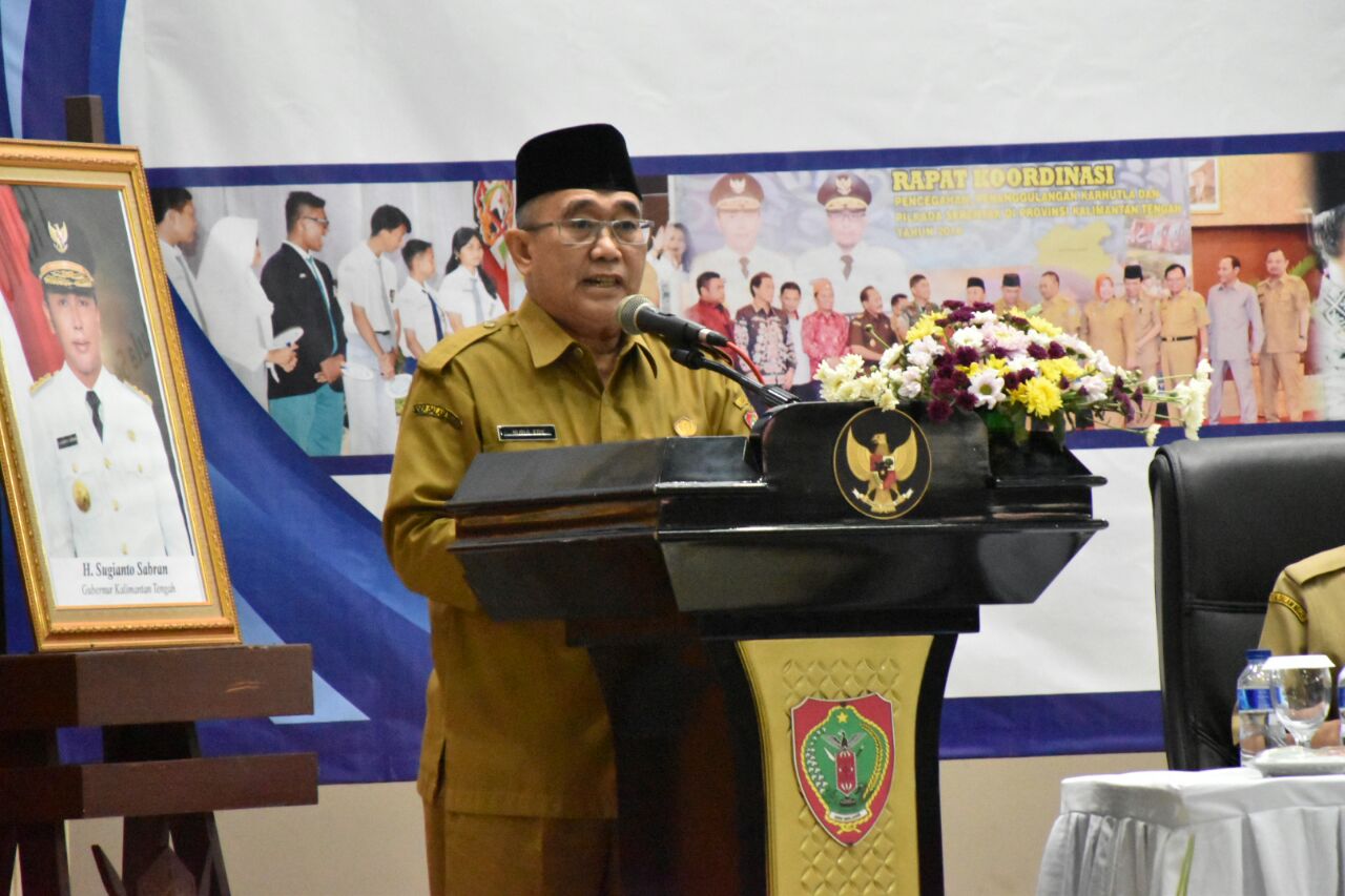 Pembukaan Rakordal  Prov. Kalteng Triwulan  I Tahun  2018
