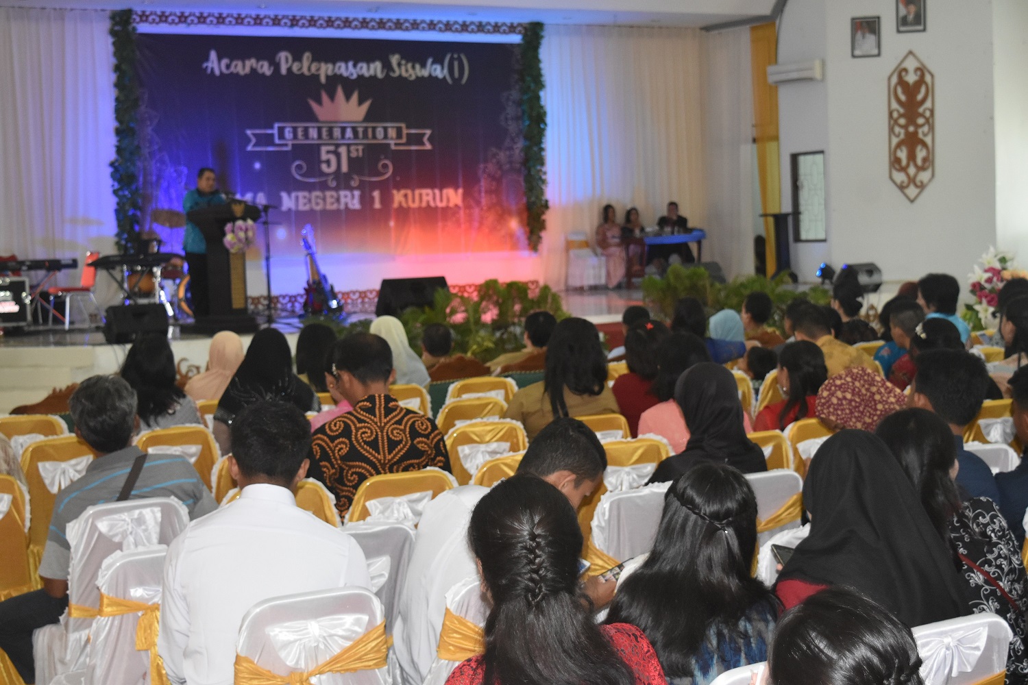 Pelepasan dan Perpisahan Siswa/Siswi SMAN 1 Kurun Angkatan Ke â€“ 51 Meriah