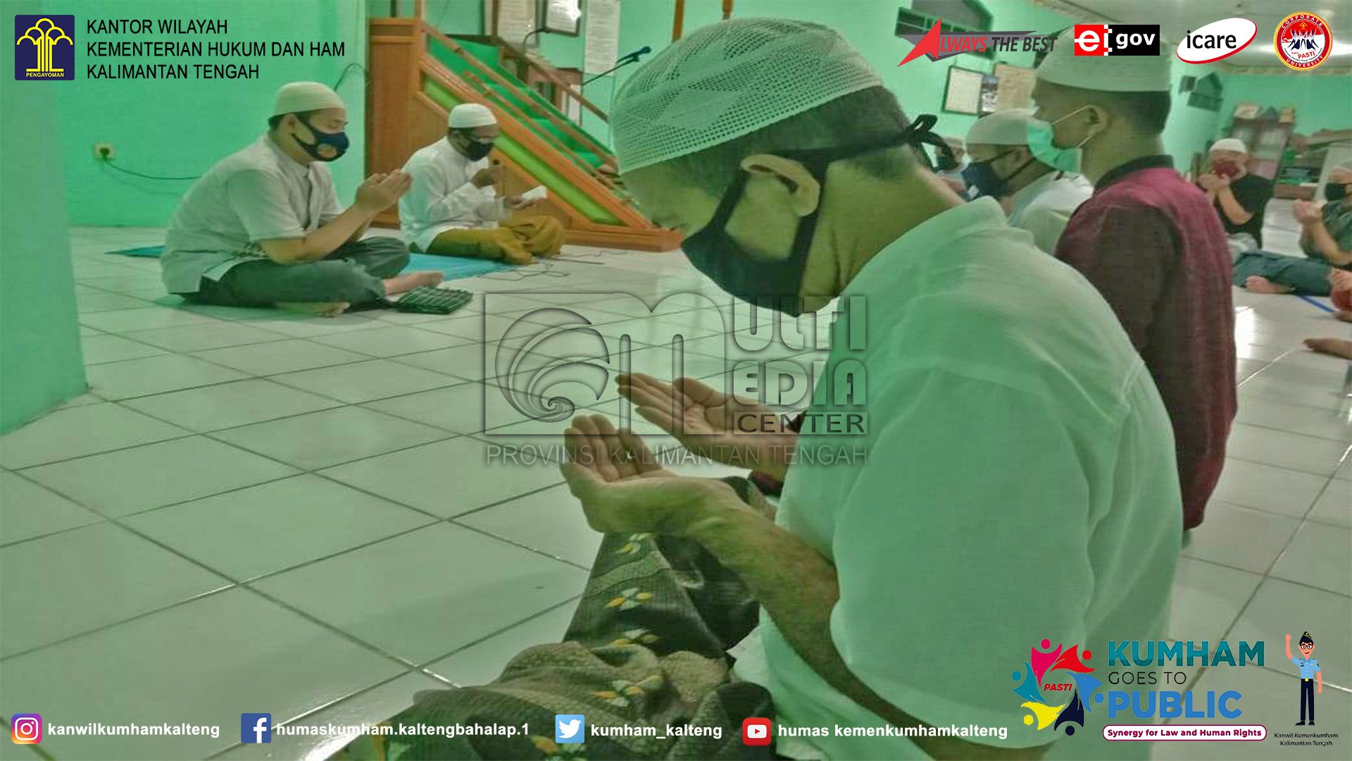 21 Ramadhan 1441H, Lapas Muara Teweh Gelar Doa Bersama