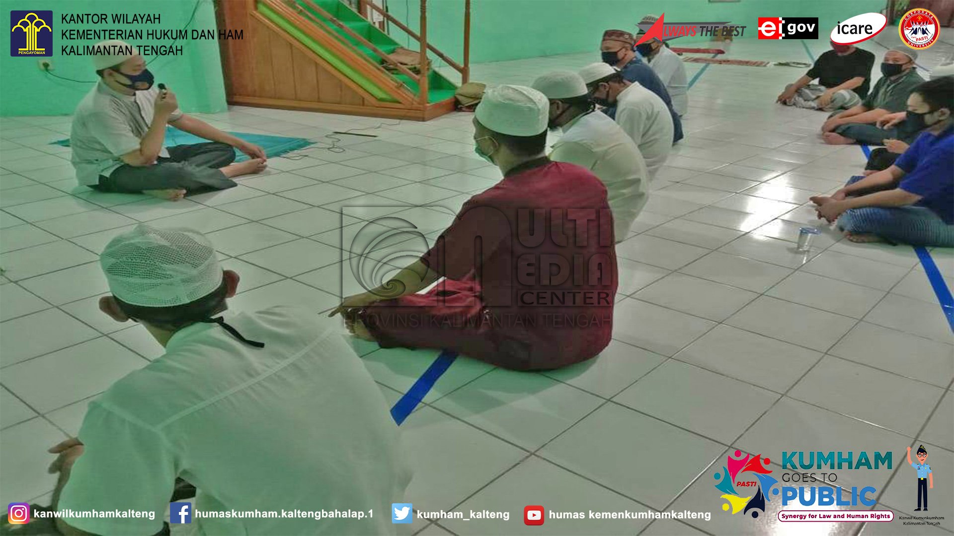 21 Ramadhan 1441H, Lapas Muara Teweh Gelar Doa Bersama