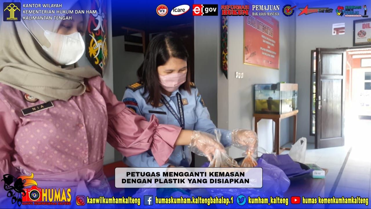 Lapas Narkotika Kasongan Terima Titipan Barang/Makanan Selama Hari Raya Idul Fitri