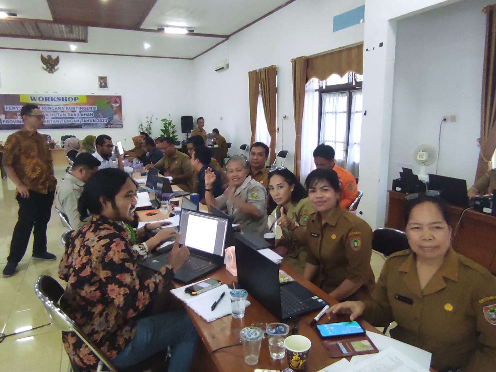 BPBPK Prov. Kalteng Gelar Workshop Rencana Kontingensi Karhutla Tahun 2023