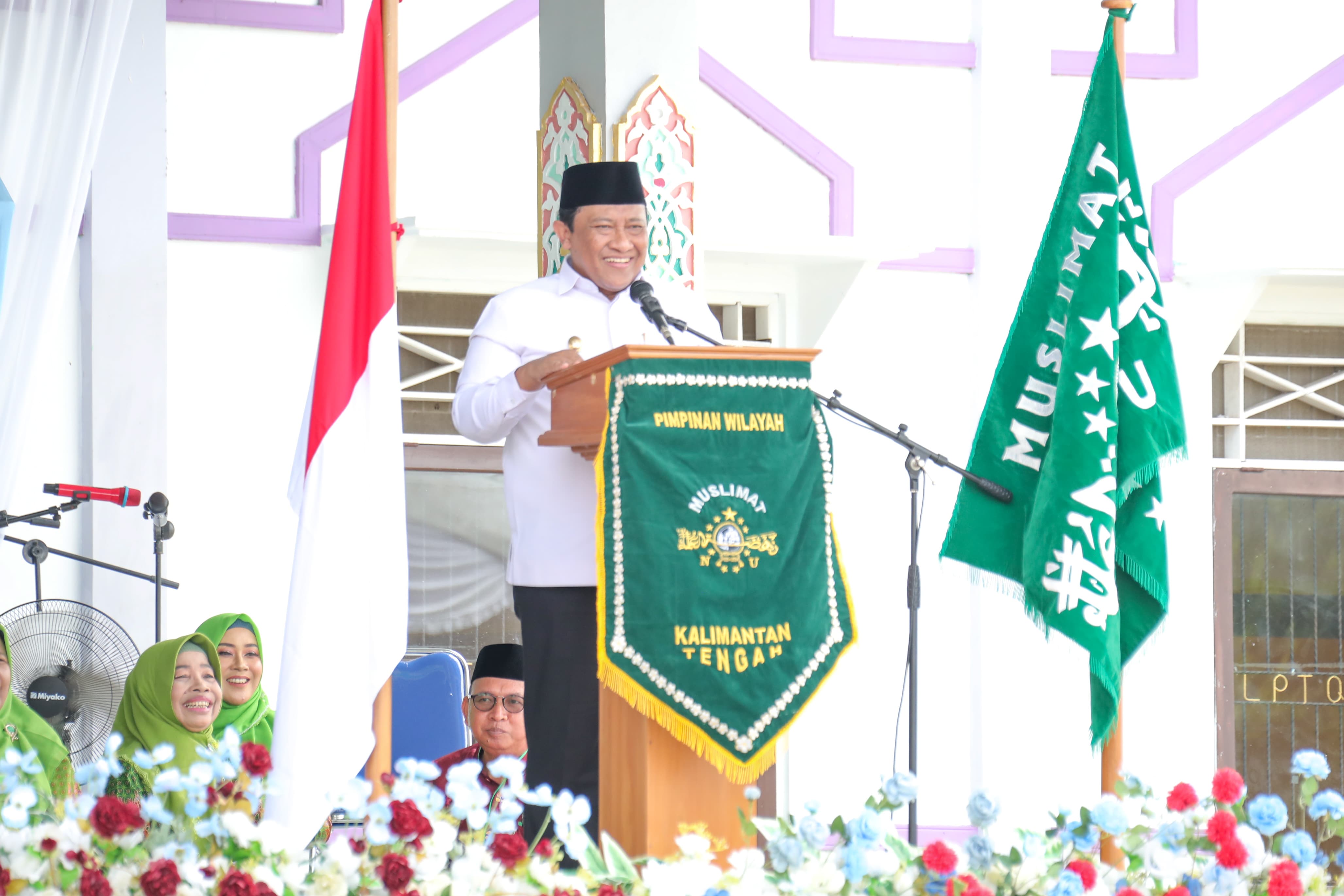 Wagub Kalteng Hadiri Harlah Muslimat NU ke-78 dan Halal Bihalal PHBI Katingan
