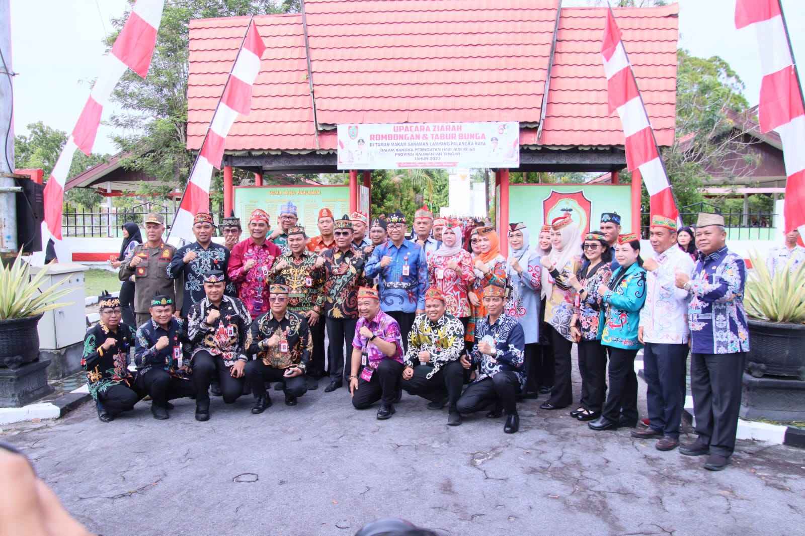 Pemprov Kalteng Melalui Dinsos Gelar Ziarah Hari Jadi ke-68, Mengenang Jasa Para Pahlawan