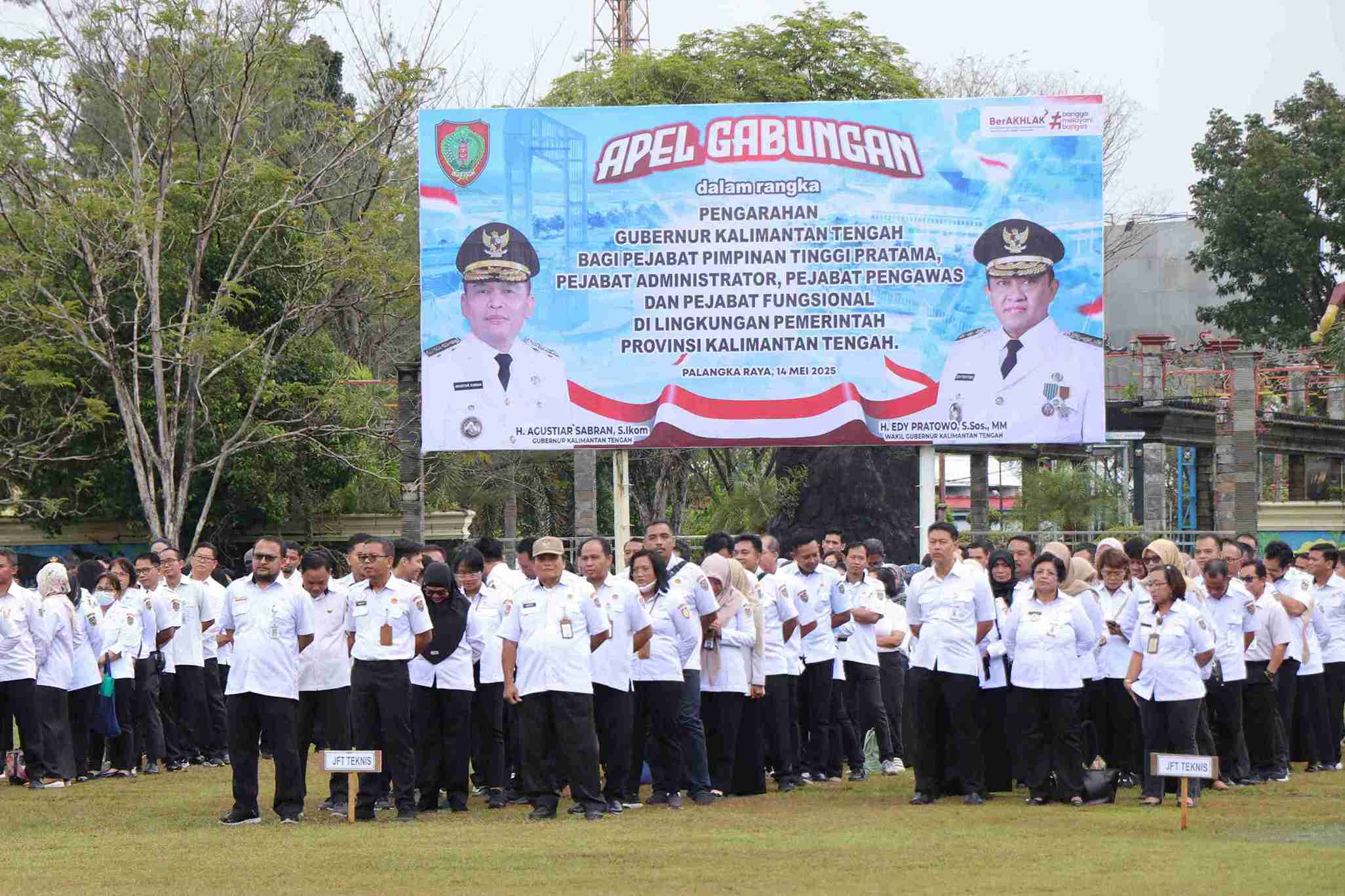 Ikuti Apel Gabungan Arahan Gubernur Kalteng, Kepala BKD Tegaskan Komitmen Pembinaan ASN yang Disiplin dan Produktif