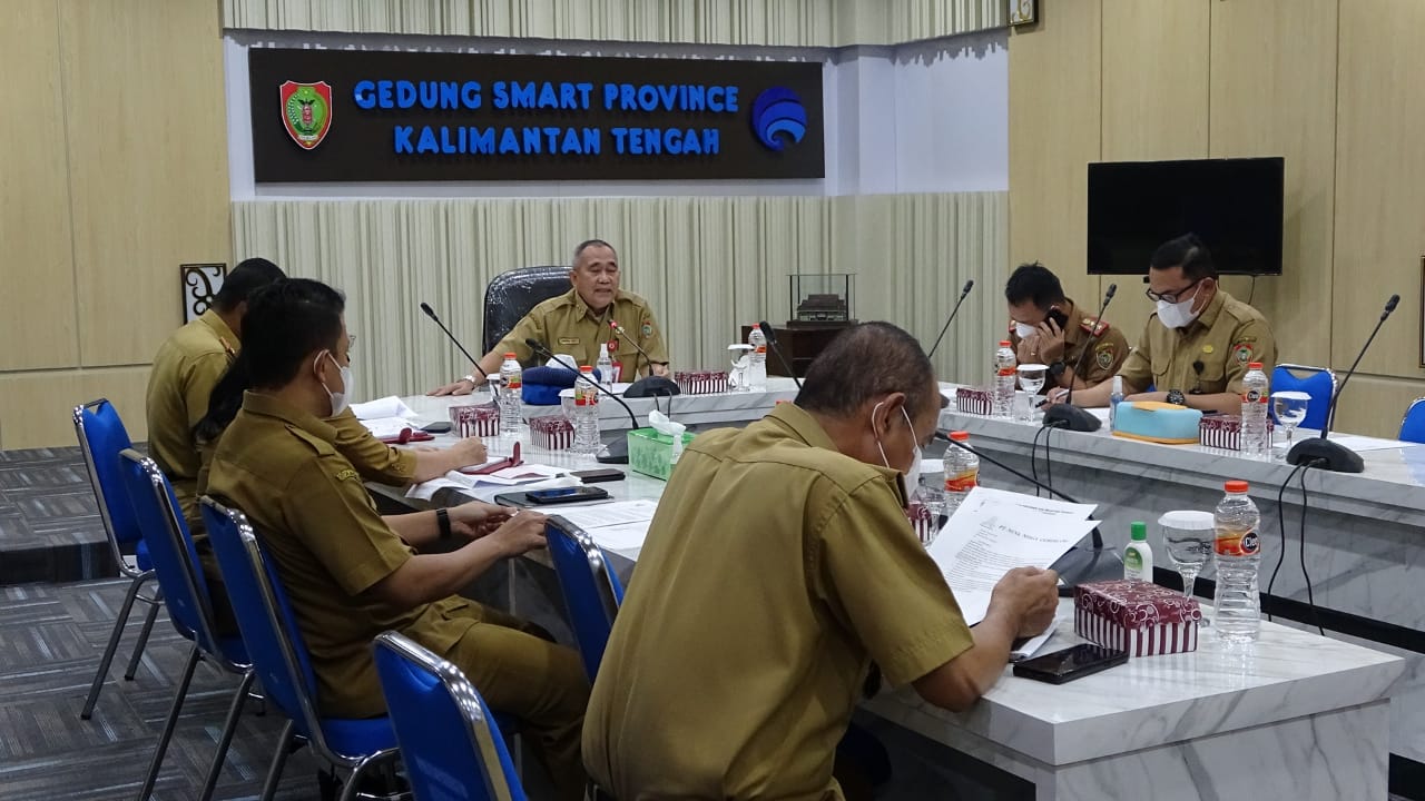 Asisten Bidang Perekonomian dan Pembangunan Kalteng Pimpin Rapat Tindaklanjut Permohonan Investasi dari Perusahaan PT. Nusa Niaga Cemerlang