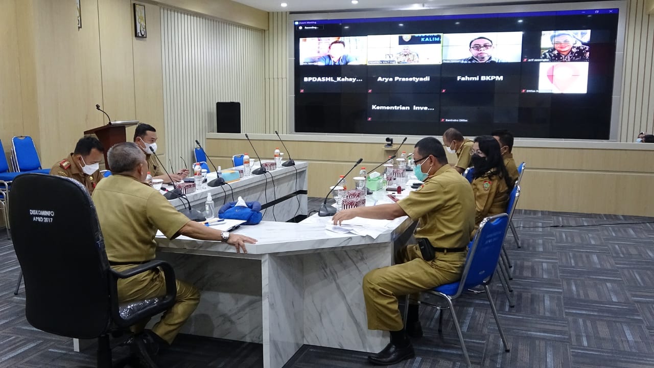 Asisten Bidang Perekonomian dan Pembangunan Kalteng Pimpin Rapat Tindaklanjut Permohonan Investasi dari Perusahaan PT. Nusa Niaga Cemerlang