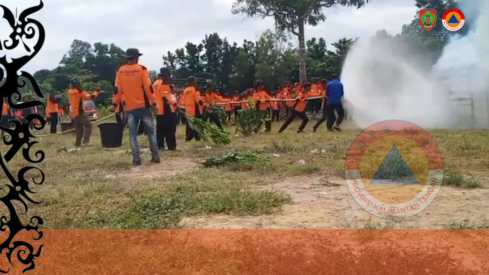 BPBPK Prov. Kalteng Hadiri Kegiatan Pembentukan dan Pelatihan Desa/Kelurahan Tangguh Bencana