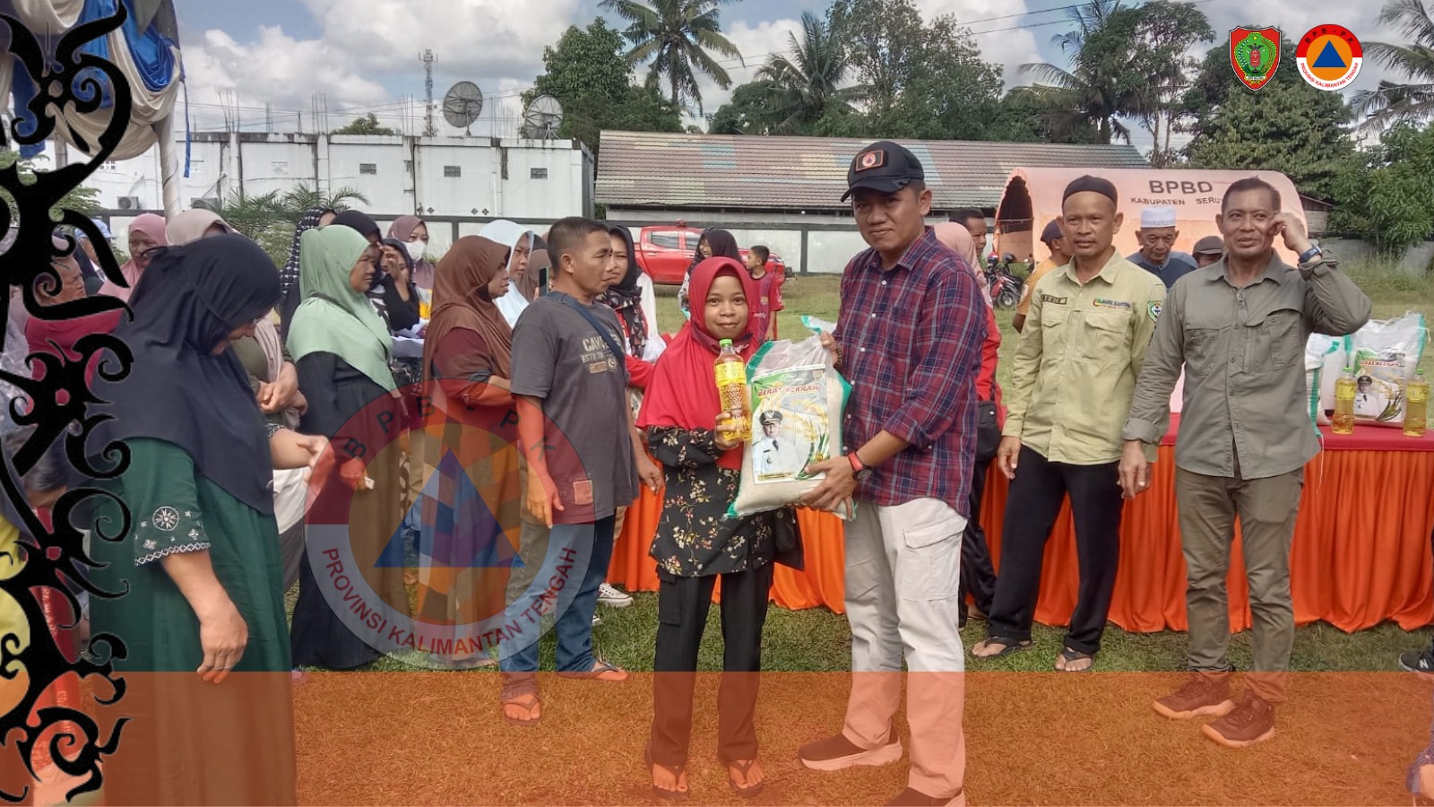 Kalaksa BPBPK Ahmad Toyib Dampingi Gubernur Kalteng Buka Pasar Murah di Hanau