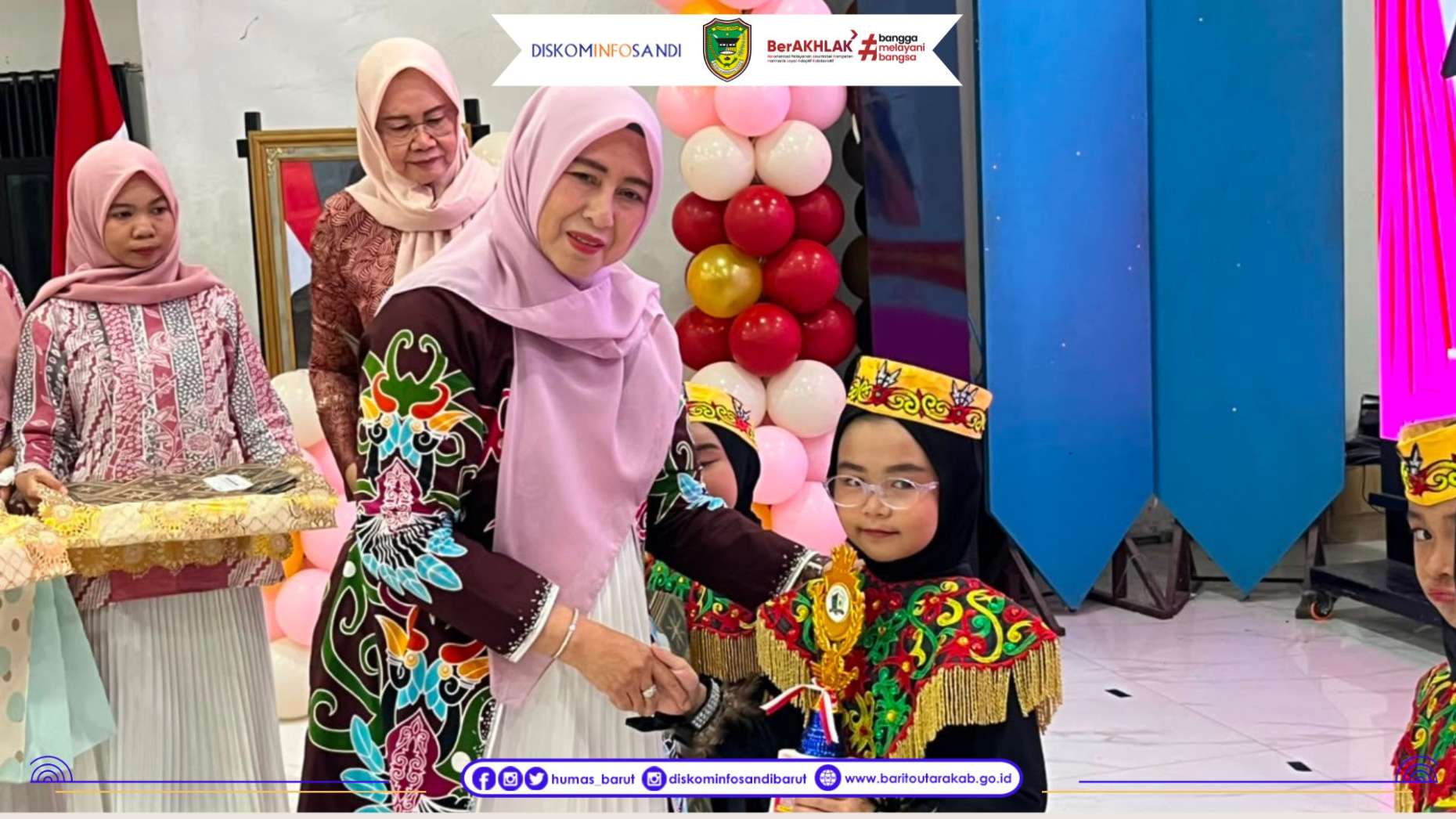Bunda PAUD Barito Utara Hadiri Tasyakur Akhirussanah Yayasan Maju Bersama