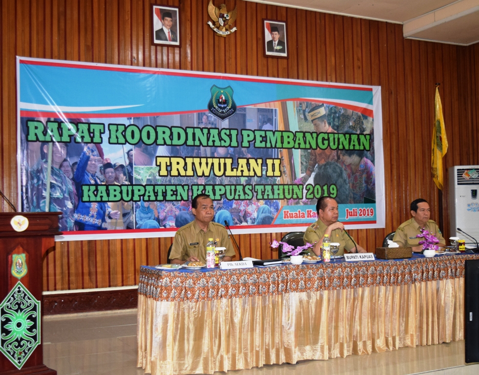 Bupati Pimpin Rakorbang Triwulan II Tahun 2019