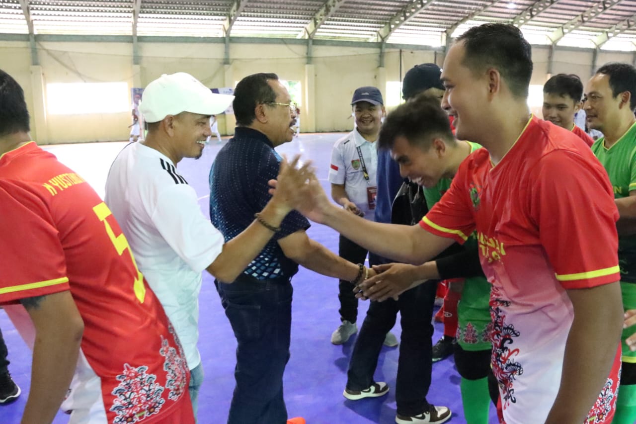 Babak Penyisihan, Sekda Nuryakin Apresiasi Atlet Futsal Kalteng Raih Skor 5:0 Pada PORNAS XVI KORPRI