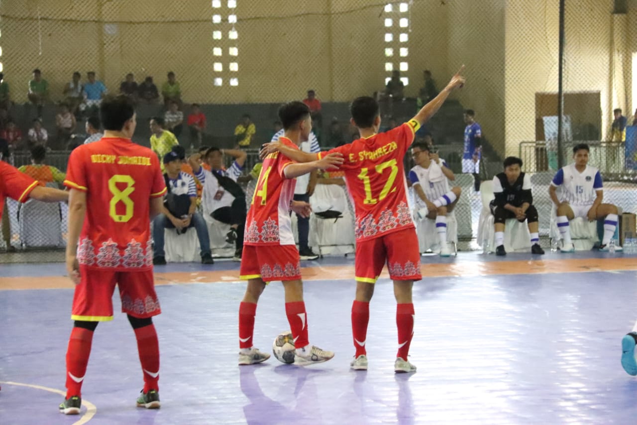 Babak Penyisihan, Sekda Nuryakin Apresiasi Atlet Futsal Kalteng Raih Skor 5:0 Pada PORNAS XVI KORPRI
