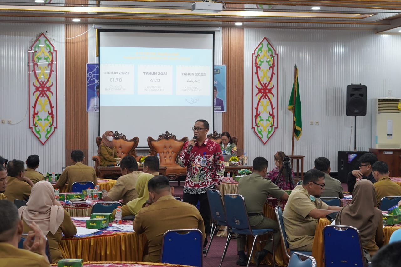 Diskominfosantik Prov Kalteng Lakukan Sosialisasi dan Bimtek Keterbukaan Informasi Publik di Lingkungan Pemkab Seruyan