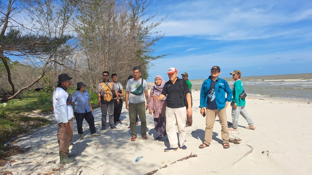 Pemprov Kalteng Tanam Vegetasi Pantai di Kawasan Shrimp Estate Berkah