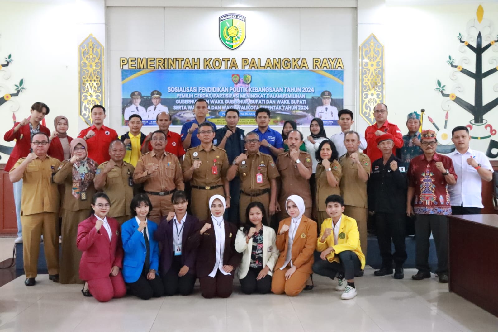 Plh Sahli Gubernur Pemkumpol Ahmad Husain Buka Sosialisasi Pendidikan Politik Kebangsaan Tahun 2024