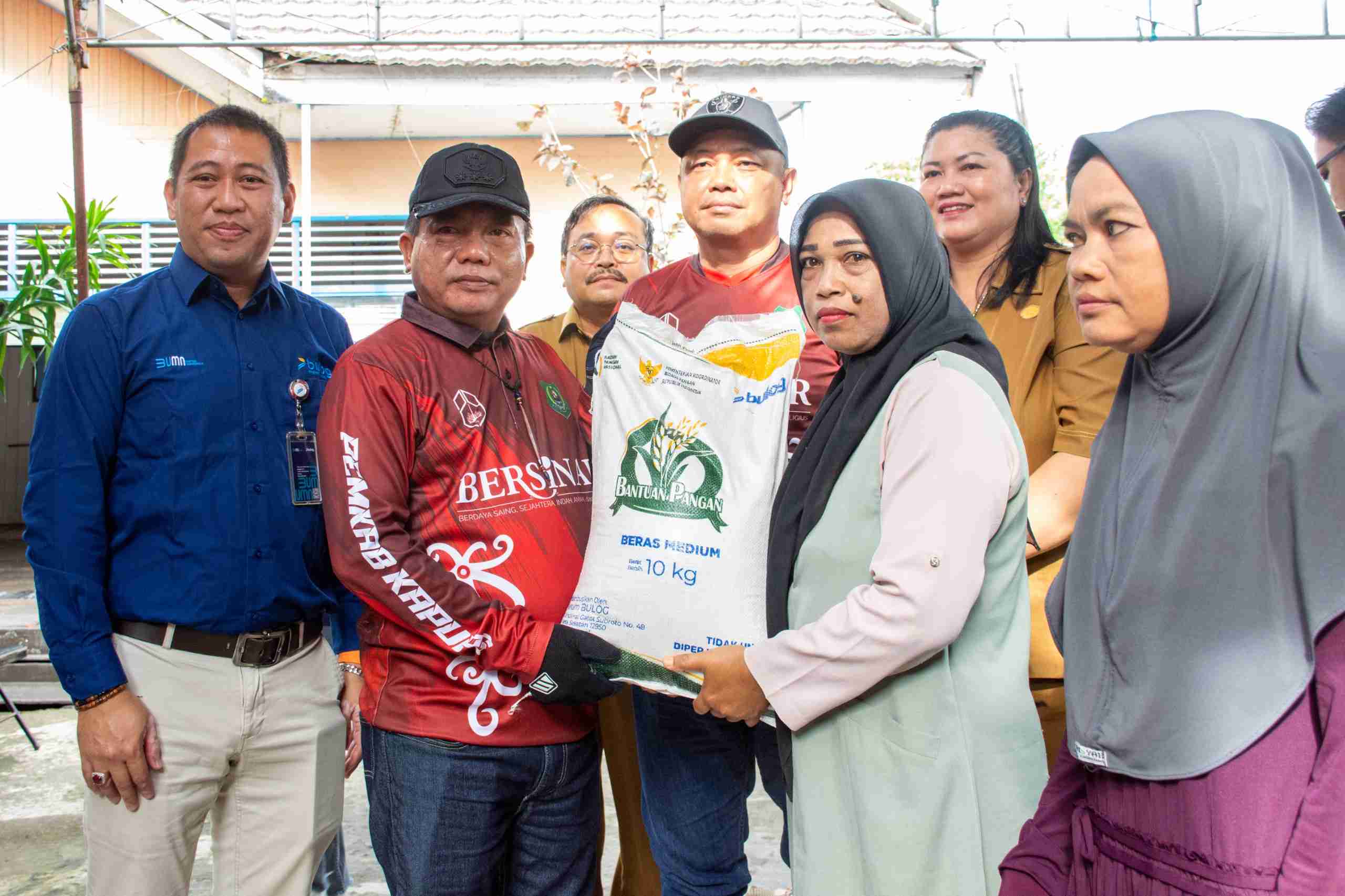Launching Bantuan Pangan, Bupati Kapuas Ingin Bantuan Tepat Sasaran