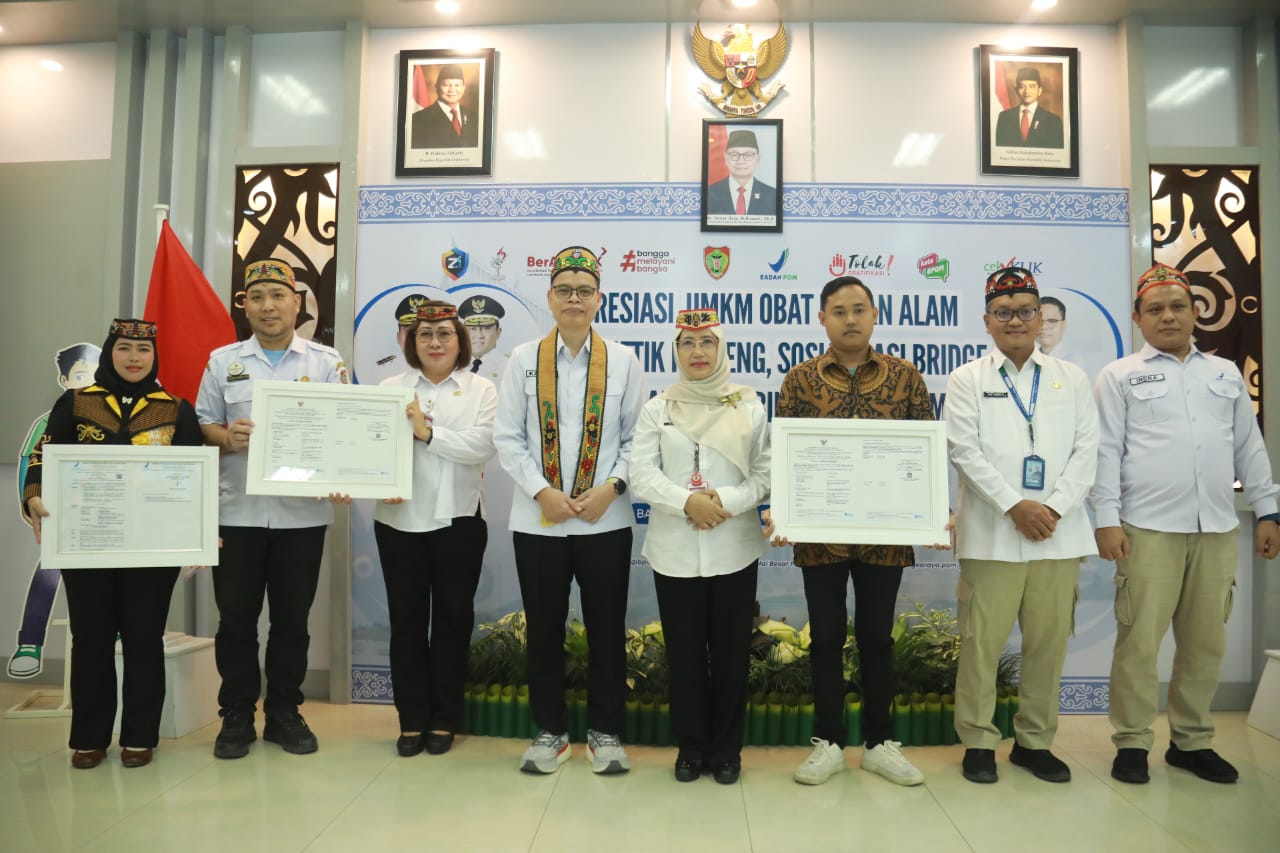 Pemprov Kalteng dan BBPOM Palangka Raya Bersinergi Perkuat Industri Obat Bahan Alam