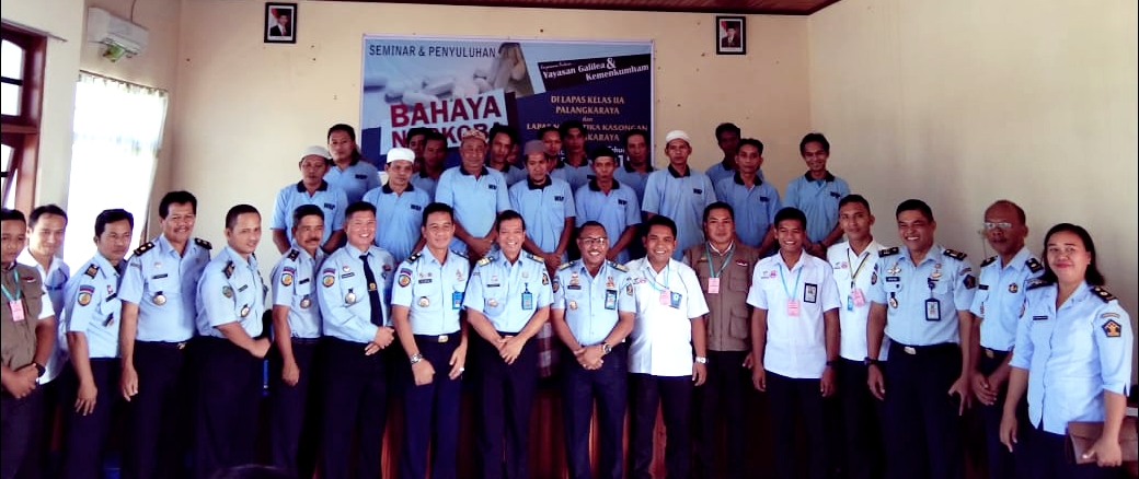 20 WBP Lapas Palangka Raya Ikuti Rehabilitasi Seminar Dan Penyuluhan Bahaya Narkoba