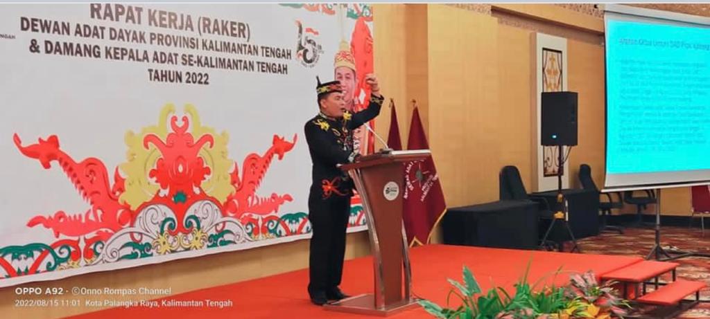 DAD Kalteng Gelar Raker Internal dengan Lembaga dan Tokoh Adat