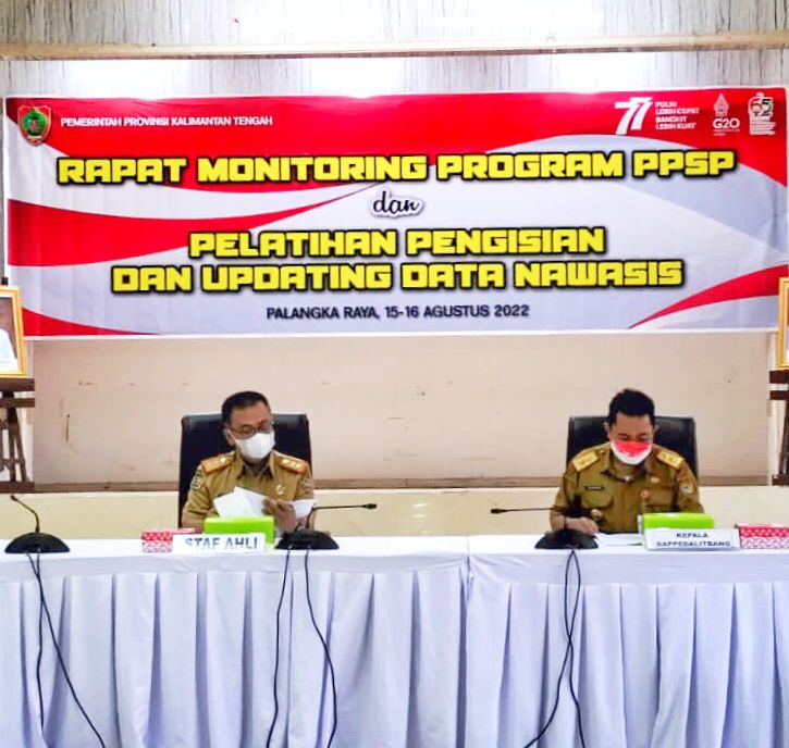 Bappedalitbang Prov. Kalteng Selenggarakan Rapat Monitoring Program PPSP