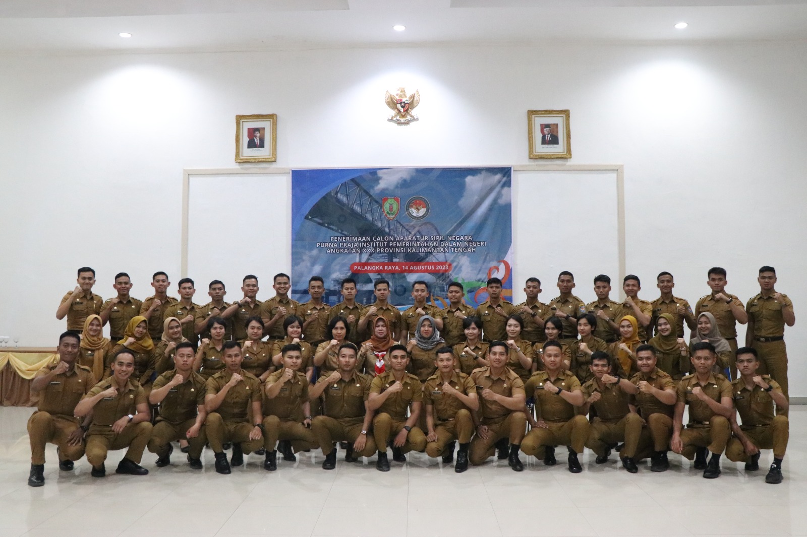 BKD Selenggarakan Acara Serah Terima CPNS Purna Praja IPDN Angkatan XXX Prov. Kalteng