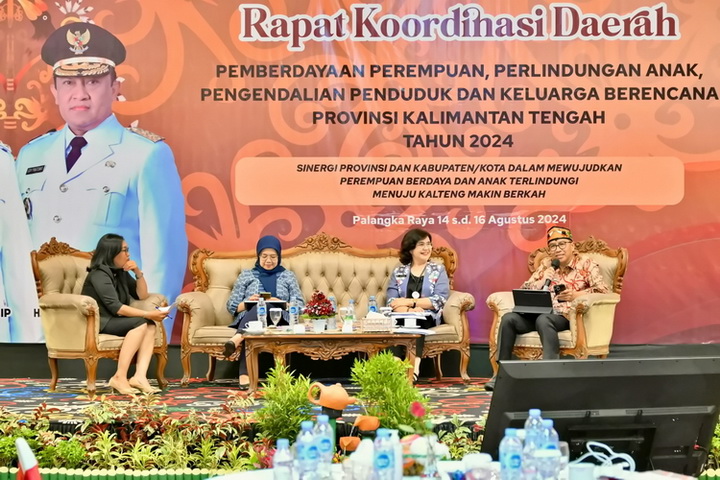 Kepala Bappedalitbang Prov. Kalteng Paparkan Kebijakan dan Indikator Urusan Pemberdayaan Perempuan dan Perlindungan Anak dalam Rakorda P3APPKB Tahun 2024