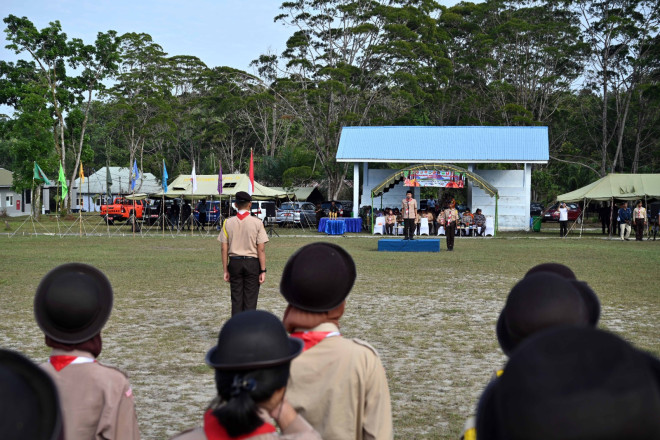Peringatan Hari Pramuka di Kabupaten Kobar Berlangsung Khidmat