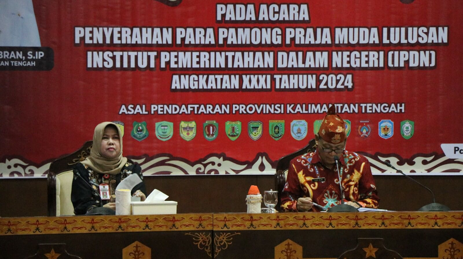 BKD Prov. Kalteng Gelar Penyerahan Pamong Praja Muda Lulusan IPDN Angkatan XXXI Tahun 2024