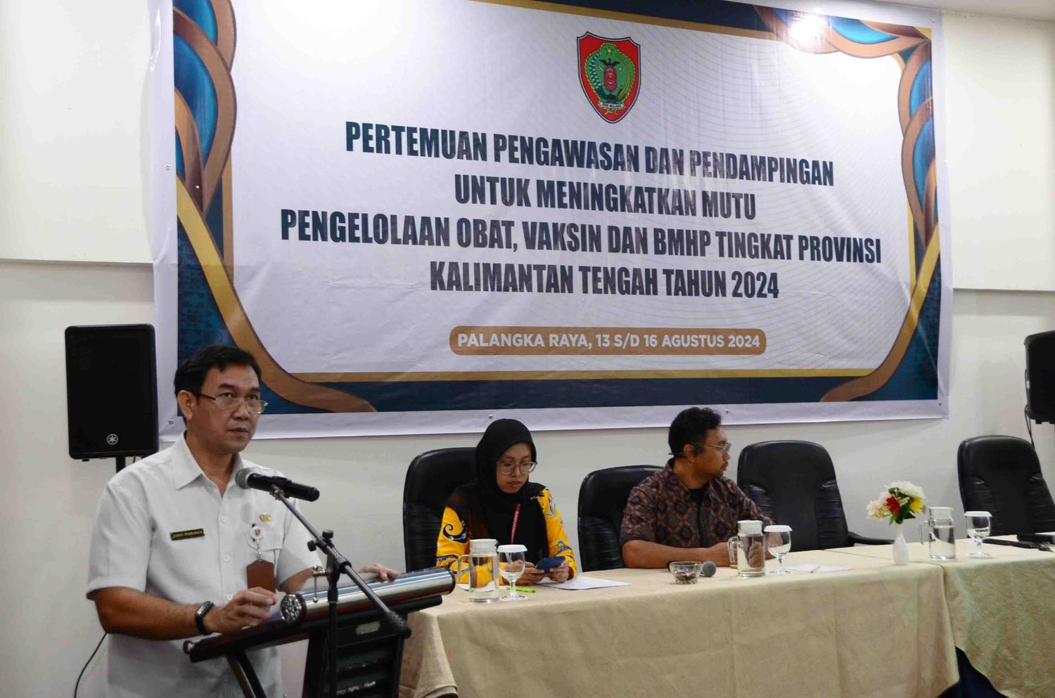 Dinkes Prov. Kalteng Gelar Pertemuan Pengawasan dan Pendampingan Untuk Meningkatkan Mutu Pengelolaan Obat, Vaksin dan BMHP