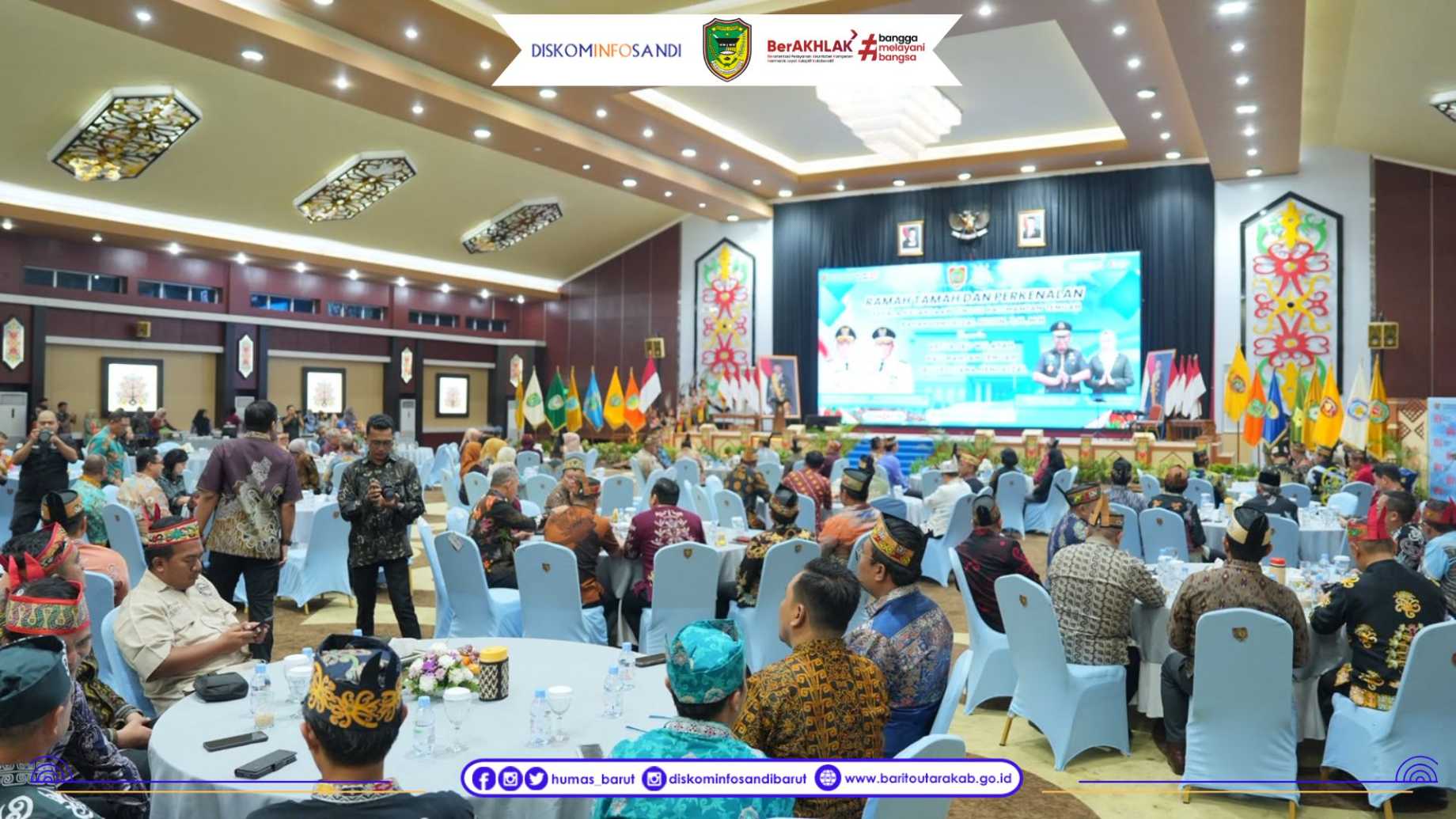 Bupati Barito Utara H. Shalahuddin Hadiri Ramah Tamah dan Sambut Kajati Kalteng