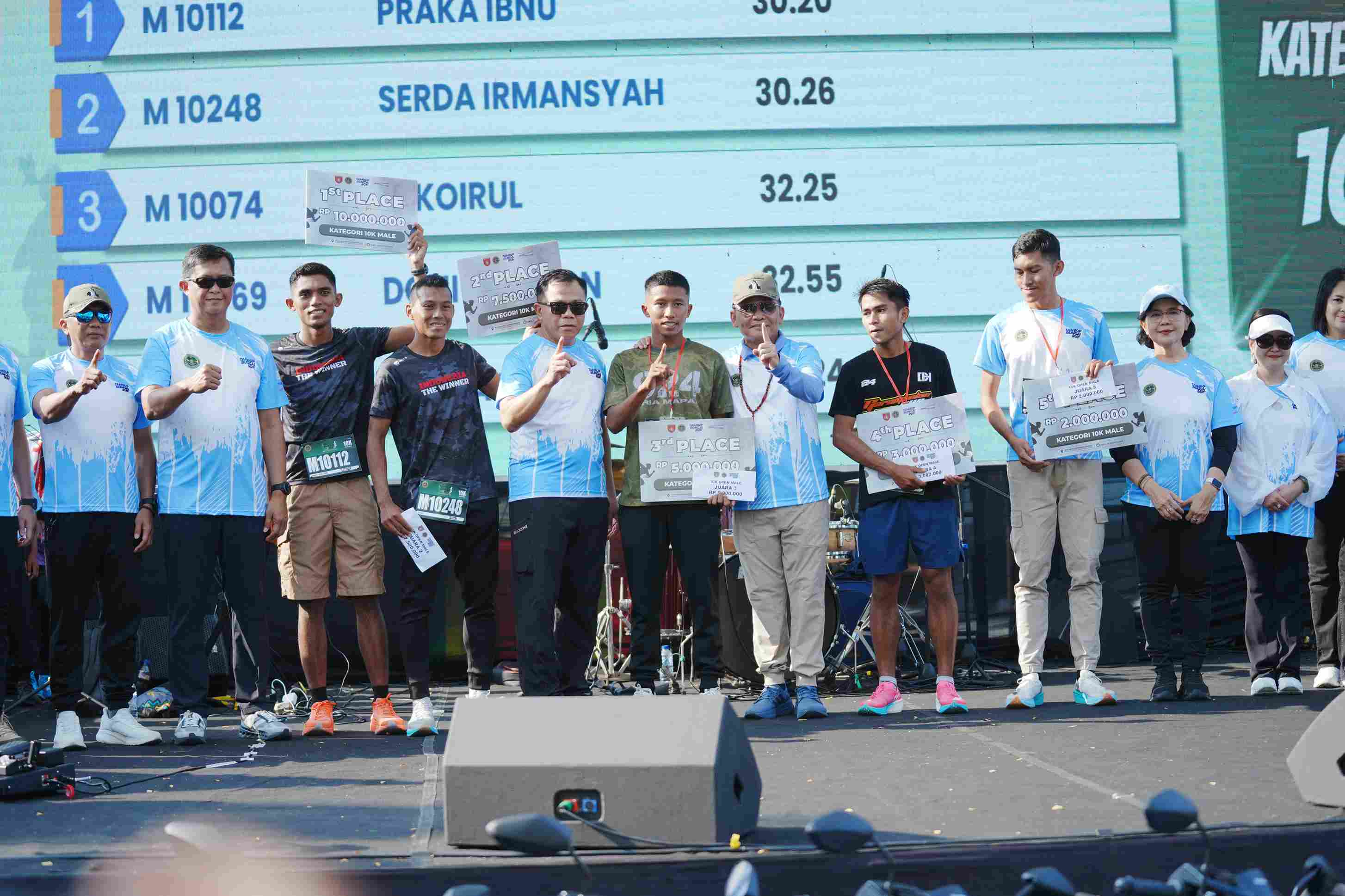 Tambun Bungai Run Semarakkan HUT ke-1 Kodam XXII/Tambun Bungai dan HUT ke-81 RI