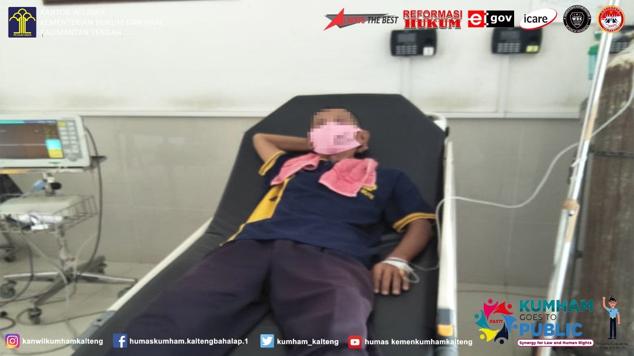 Berikan Layanan Prima Bidang Kesehatan, Lapas Muara Teweh Rujuk Satu WBP ke RSUD