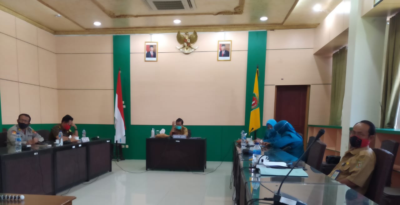 Sekda Kabupaten Katingan Hadiri Pengukuhan Bunda Literasi Provinsi Kalimantan Tengah Periode 2020-2021