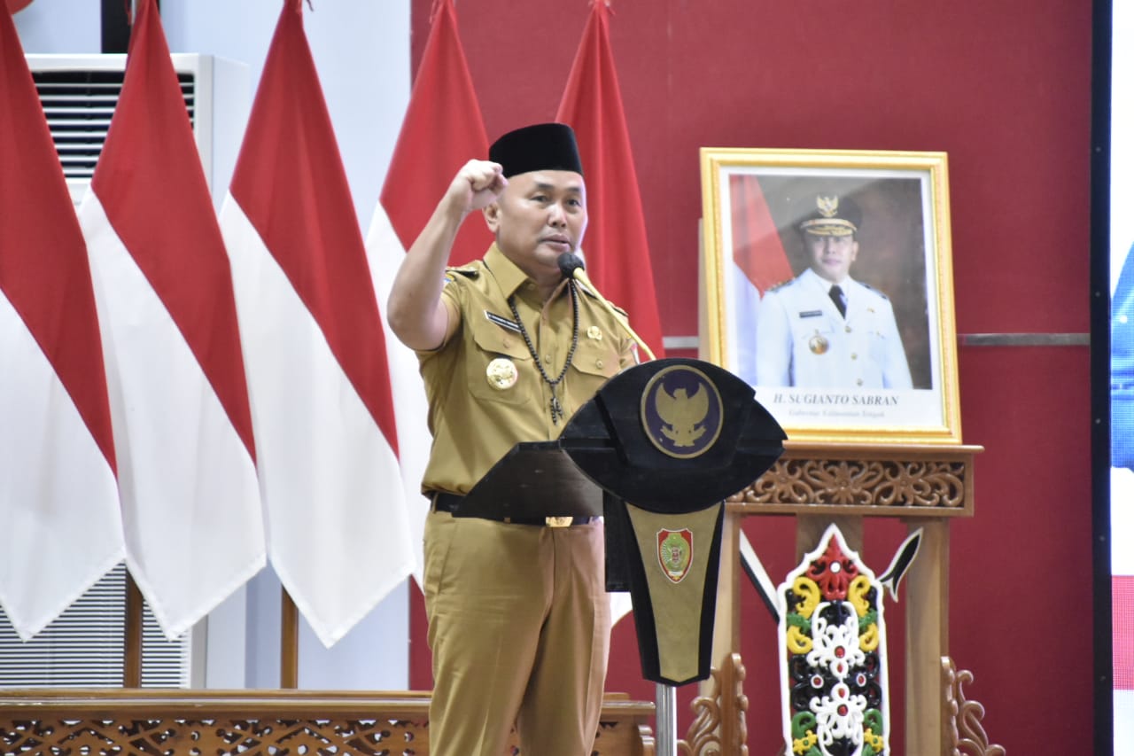 Buka Rakor Penyelenggaraan Pemerintahan Desa Provinsi Kalteng Tahun 2022, Gubernur Sugianto Sabran Tekankan Turunkan Inflasi 