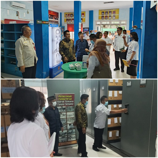 Dispursip Kobar Terima Kunjungan Kerja DPRD dan Dispursip Kotim