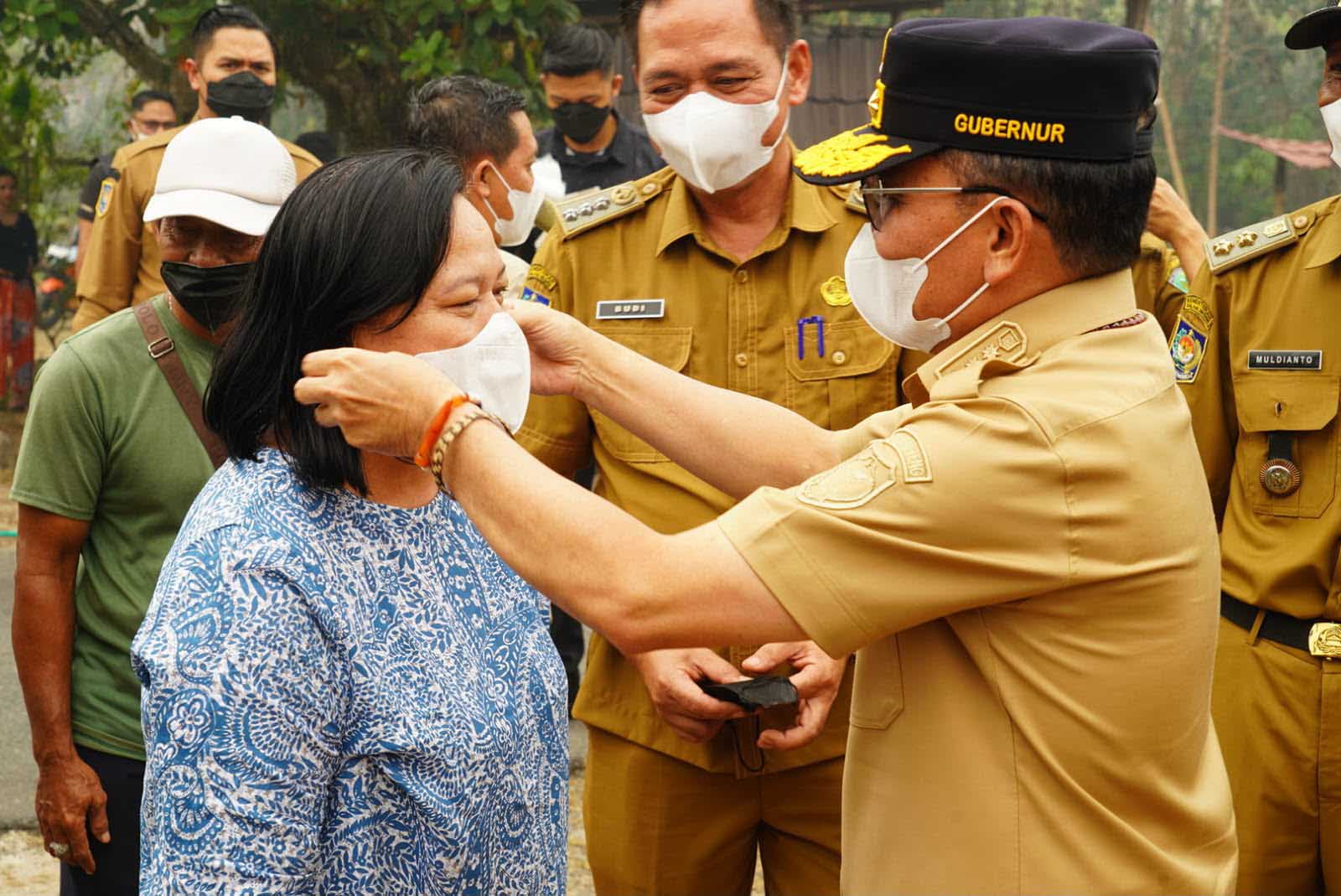 Gubernur Agustiar Pastikan Bantuan Karhutla dan Kartu Huma Betang Tepat Sasaran