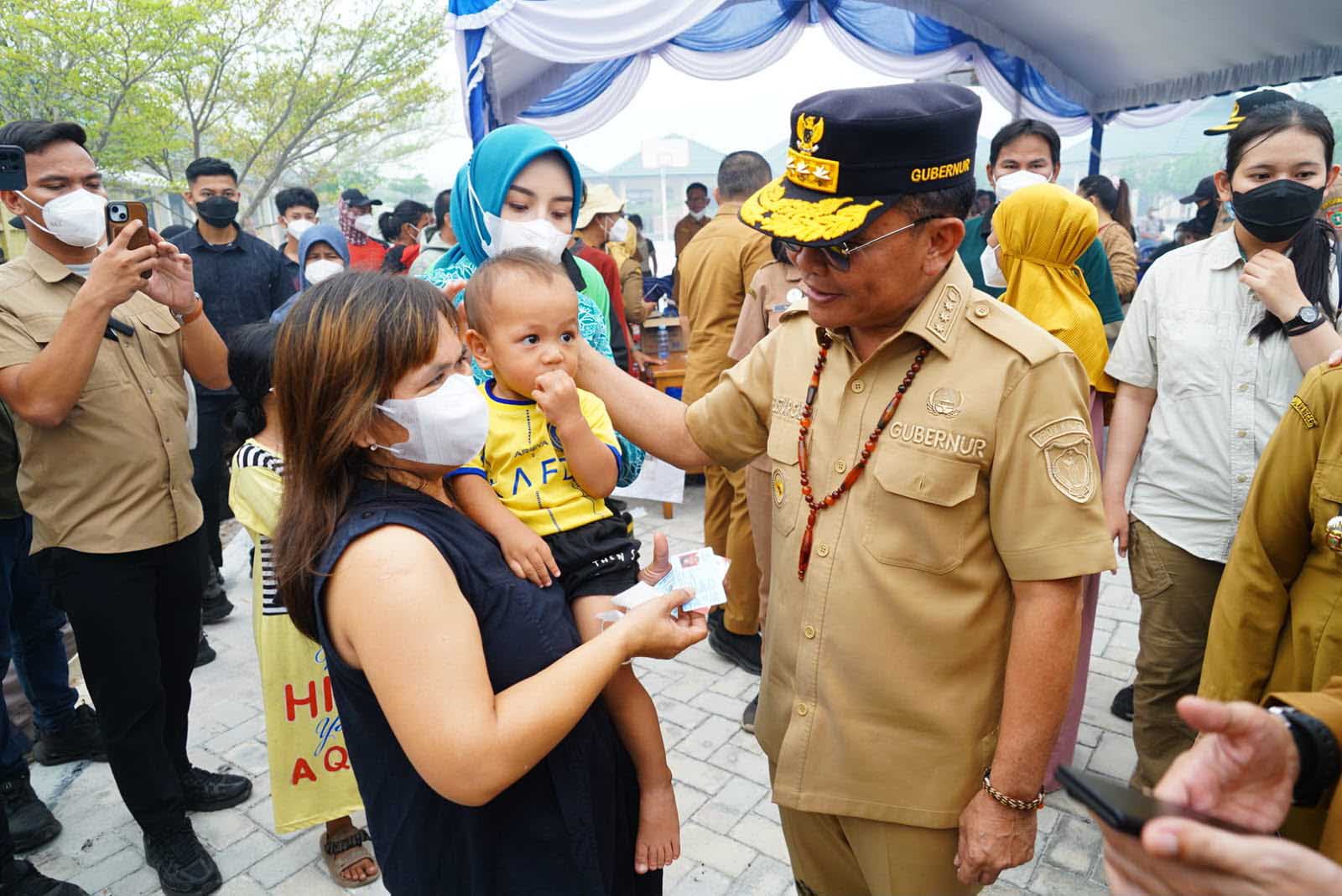 Hadir di Petuk Katimpun, Gubernur Agustiar Sabran Pastikan Warga Terdampak Karhutla Tak Berjuang Sendiri   