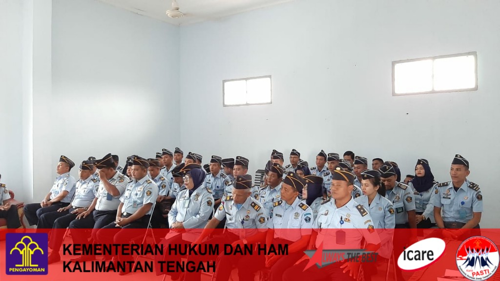 Menjaga Keamanan dan Ketertiban, Lapas Kelas IIB Pangkalan Bun Lakukan Briefing Sekaligus Pengecekan dan Razia Blok Kamar Hunian