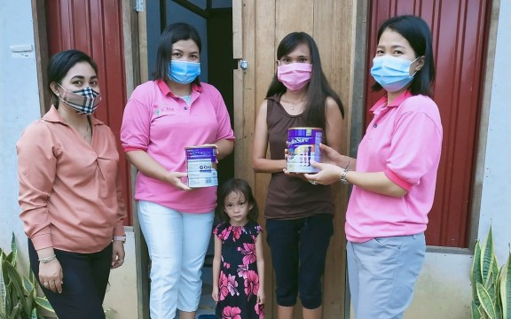 Bocah Penderita Bocor Jantung Terima Bantuan Sosial Dari KIM Gunung Mas