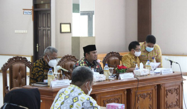 Pemkab Kobar Gelar Rapat Evaluasi PAD Tahun Anggaran 2021