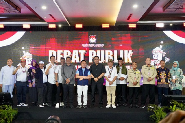 Hadiri Debat Pilkada, Gubernur Kalteng Sugianto Sabran Apresiasi Gagasan Pasangan Calon Gubernur dan Wakil Gubernur Kalteng