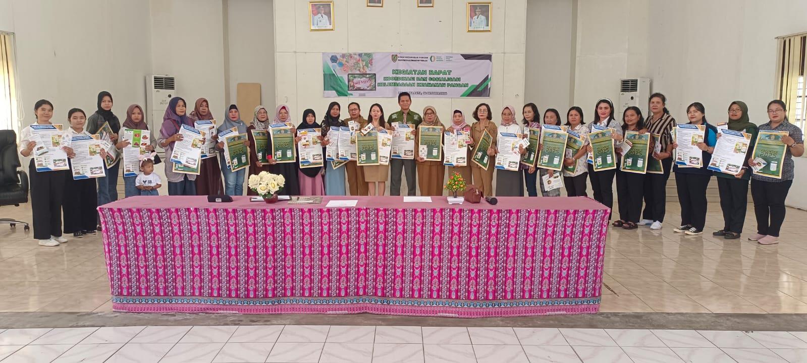 Hanpang Prov. Kalteng Adakan Pertemuan Koordinasi dan Sosialisasi Kelembagaan Keamanan Pangan Tahun 2024