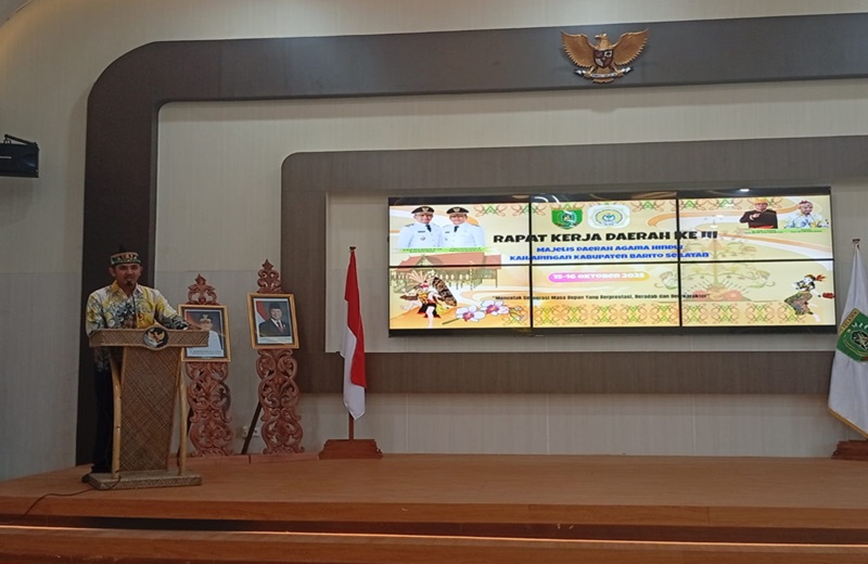 Bupati Buka Rakerda III MD AHK Kabupaten Barito Selatan   