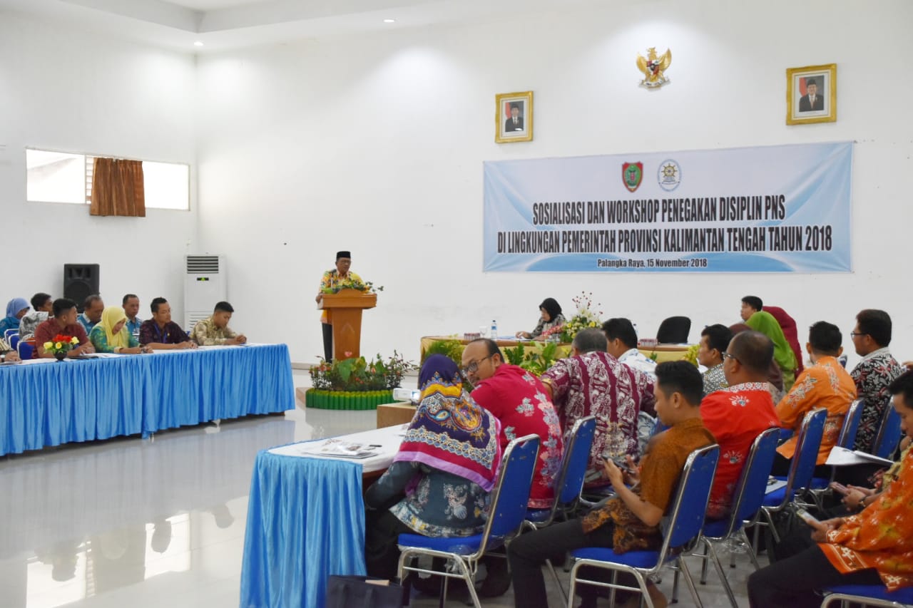 Sosialisasi Kebijakan Disiplin ASN Daerah Provinsi Kalimantan Tengah