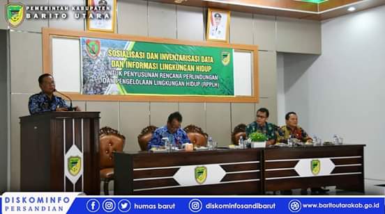 Sekretaris Daerah Buka Sosialisasi Dan Invetarisasi Data Dan Informasi Lingkungan Hidup Untuk Penyusunan RPPLH