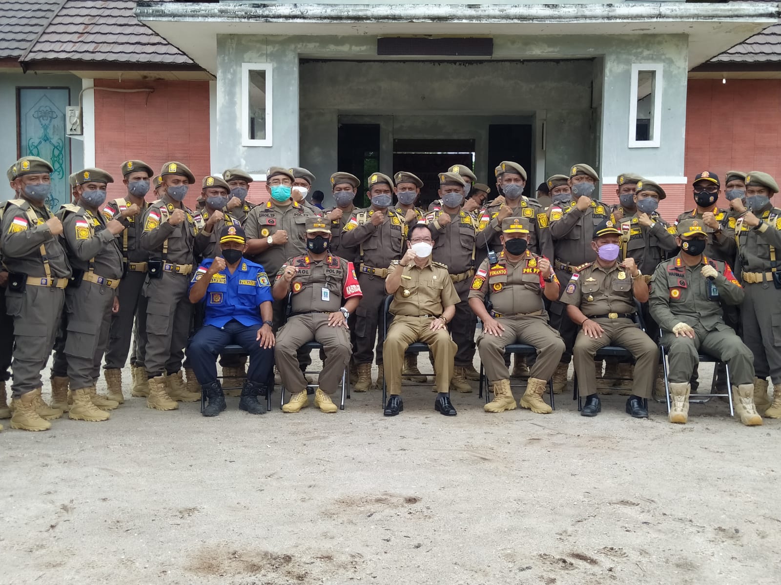 Anggota Peralihan Satpam Resmi Jadi Anggota Banpol PP Kabupaten Katingan