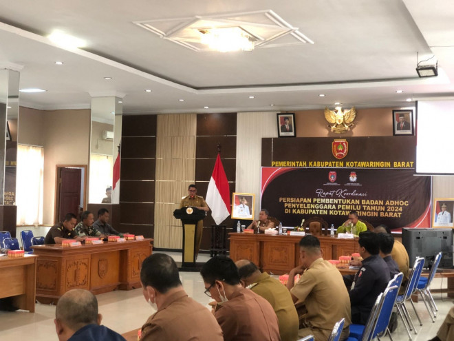 Sukseskan Pemilu 2024, Pemkab Kobar Dukung Pembentukan dan Penyelenggaraan Badan Ad Hoc