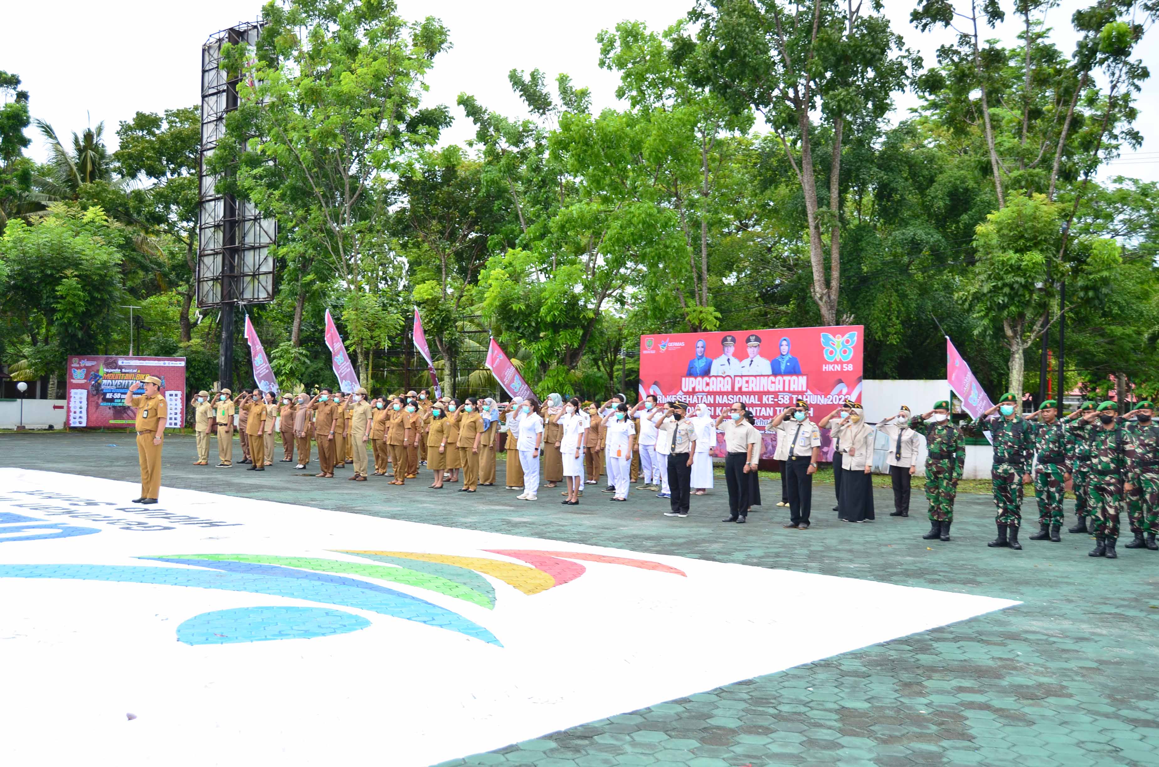 Pemprov Kalimantan Tengah Gelar Upacara Hari Kesehatan Nasional ke 58